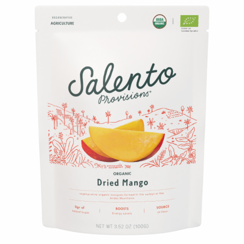 Salento Provisions Organic Dried Mango Perspective: front