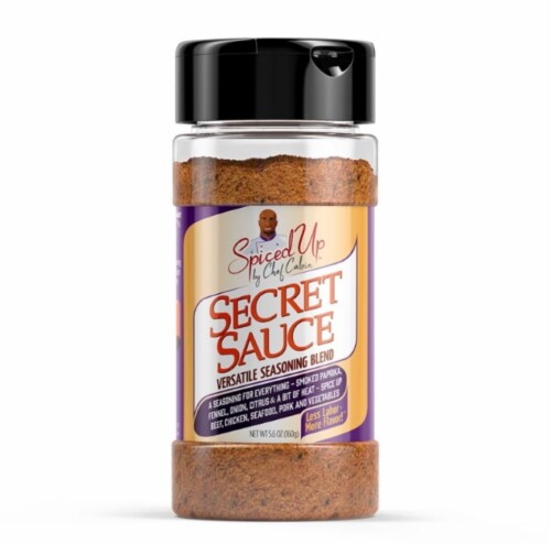 Spiced Up Secret Sauce Versatile Seasoning Perspective: front