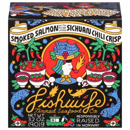 Fishwife Tinned Smoked Salmon Perspective: front
