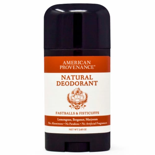 American Provenance Natural Deodorant Fastballs & Fisticuffs 2.65 oz Perspective: front