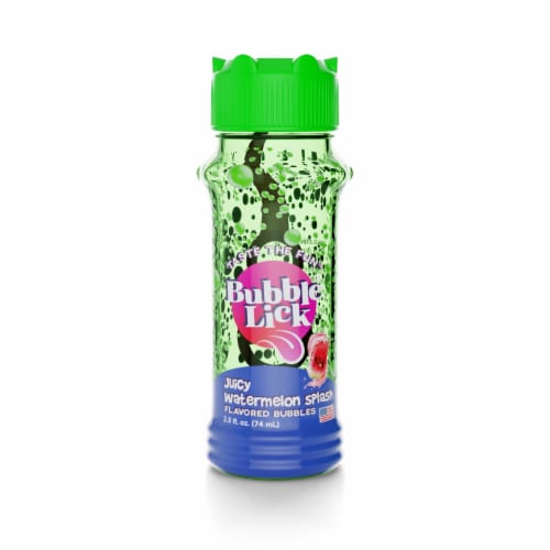 Bubble Lick Juicy Watermelon Splash Flavored Bubbles Perspective: front