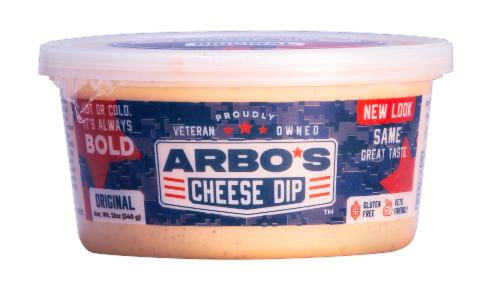 Arbo's Original Cheese Dip™ 12 oz Perspective: front