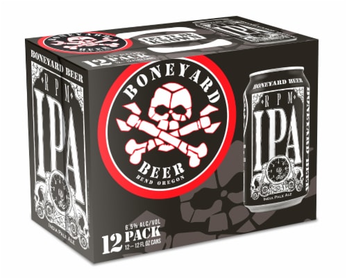 Boneyard RPM IPA Beer Perspective: front