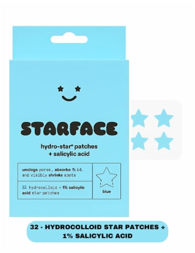 Starface Hydo Star + Salicylic Acid Pimple Patches Perspective: front