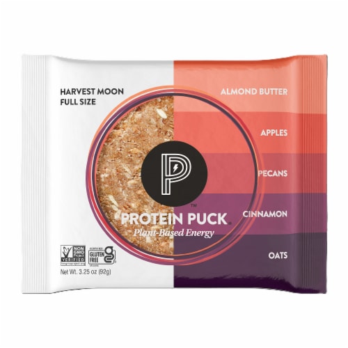 Protein Puck Harvest Moon Protein Bar Perspective: front