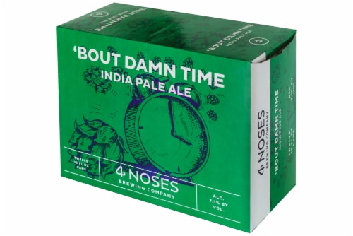 4 Noses Bout Damn Time IPA Perspective: front