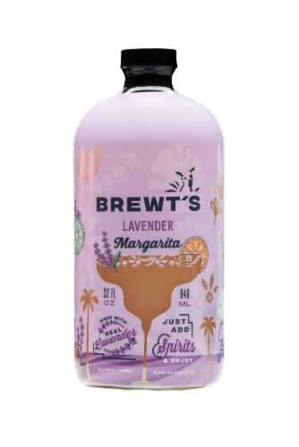 Brewt's Non-Alcoholic Lavender Margarita Mix Perspective: front
