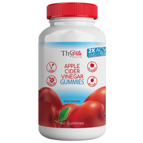 ThyVita Health Apple Cider Vinegar Gummies Perspective: front