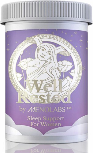 Menolabs Well Rested Sleep Support for Women Perspective: front