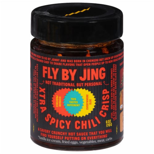 Fly By Jing Sichuan Extra Spicy Chili Crisp Perspective: front