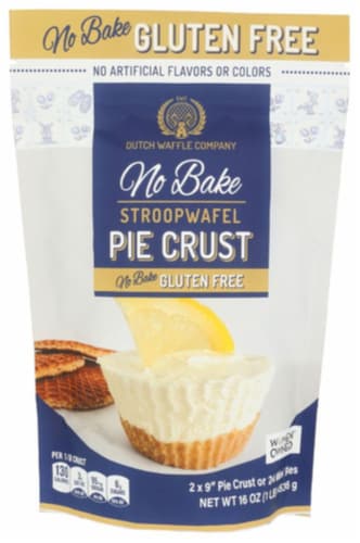 Dutch Waffle Company® No Bake Gluten Free Stroopwafel Pie Crust Mix Perspective: front