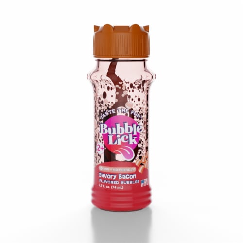 Bubble Lick Flavored Bubbles - Savory Bacon Perspective: front
