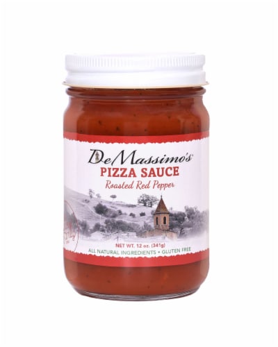 De Massimo's Roasted Red Pepper Pizza Sauce Perspective: front