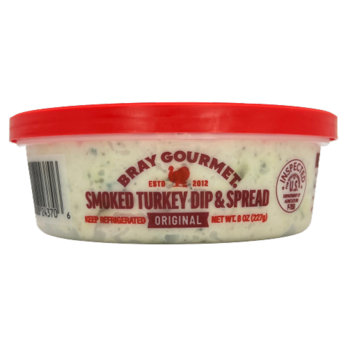 Bray Gourmet Smoked Turkey Dip 8 oz Perspective: front