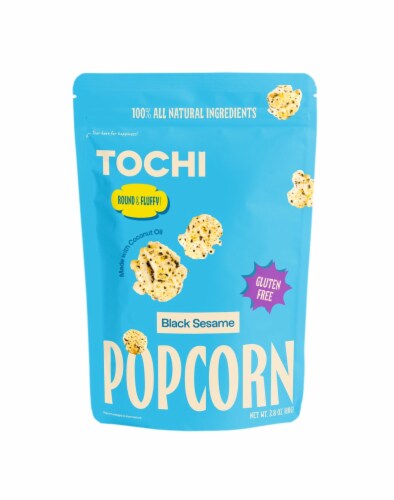 Tochi Gluten Free Black Sesame Popcorn Perspective: front