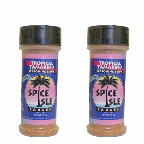 Spice Isle Sauces Tropical Tamarind Seasoning and Rub 2-Pack Perspective: front