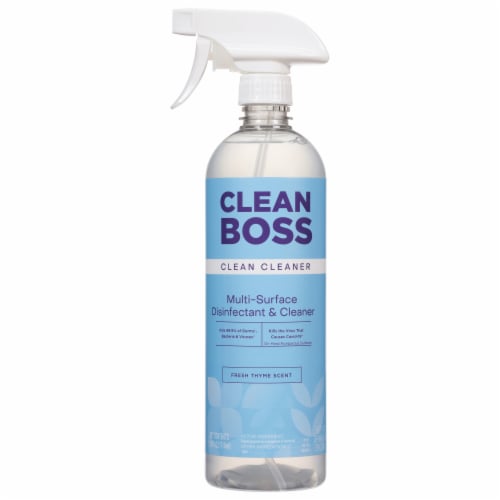 CleanBoss Fresh Thyme Multi-Surface Disinfectant & Cleaner Perspective: front