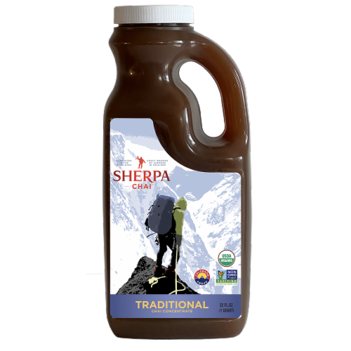 Sherpa Chai Traditional Sherpa Chai Concentrate Tea Perspective: front