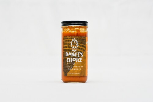 Underworld Feast Dante's Choice Spicy Vibrant Habanero Salsa Perspective: front