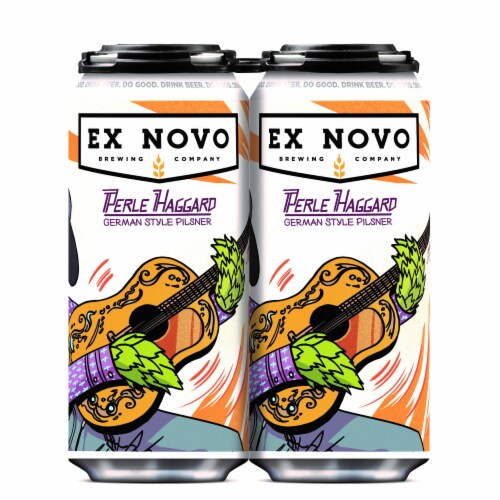 Ex Novo Brewing Company Perle Haggard Pilsner Perspective: front