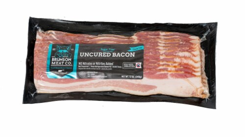 Brunson Meat Sugar Free Bacon Perspective: front