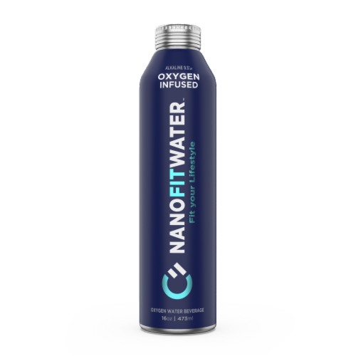Nano Fit Oxygenated Aluminum Water Bottle Perspective: front