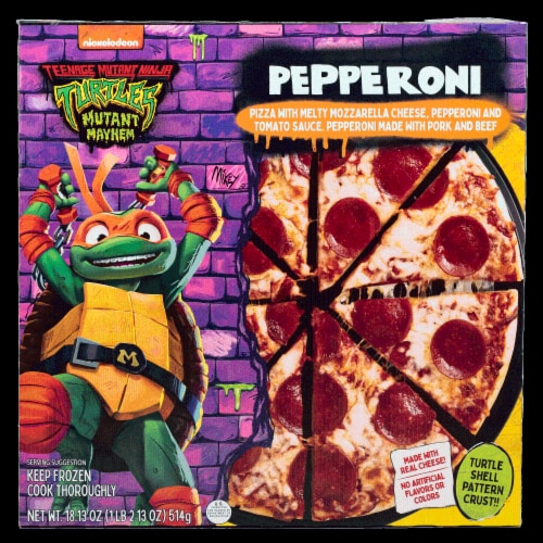 Teenage Mutant Ninja Turtles Mutant Mayhem Pepperoni Pizza, 18.13 oz -  Kroger