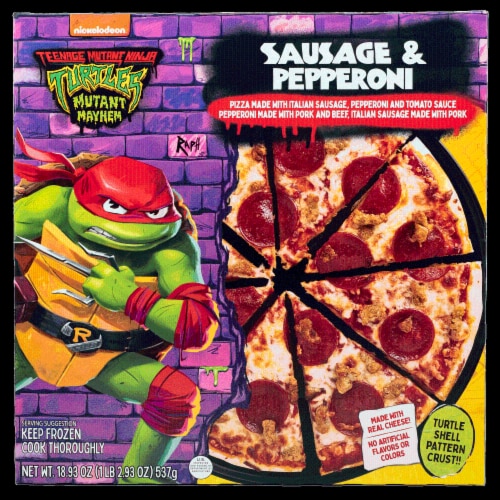 Teenage Mutant Ninja Turtles Sausage & Pepperoni Pizza, 18.93 oz - Kroger