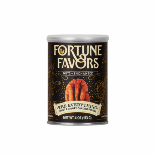 Fortune Favors The Everything Sweet & Savory Candied Pecans Perspective: front