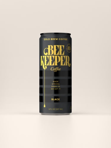 BeeKeeper Black Cold Brew Coffee Perspective: front