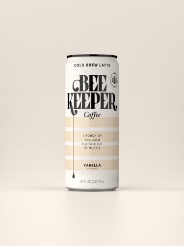 Beekeeper Vanilla Latte Cold Brew Coffee Perspective: front