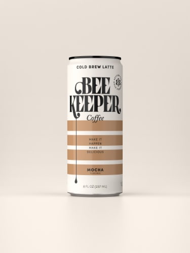 Beekeeper Mocha Latte Cold Brew Coffee Perspective: front