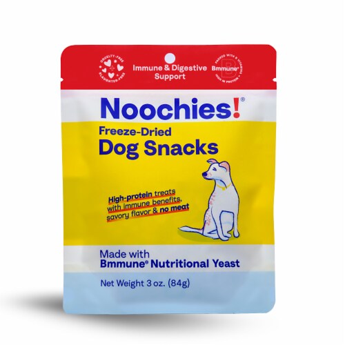 Noochies Nutrient Packed Freeze Dried Dog Treats High Fiber Bmmune Formula 1 Pack Kroger