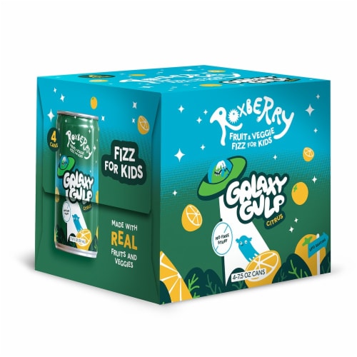 Roxberry Galaxy Gulp Citrus Fruit & Veggie Fizz Perspective: front