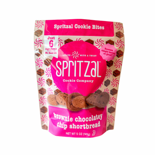 Spritzal® Cookie Company Brownie Chocolatey Chip Shortbread Perspective: front