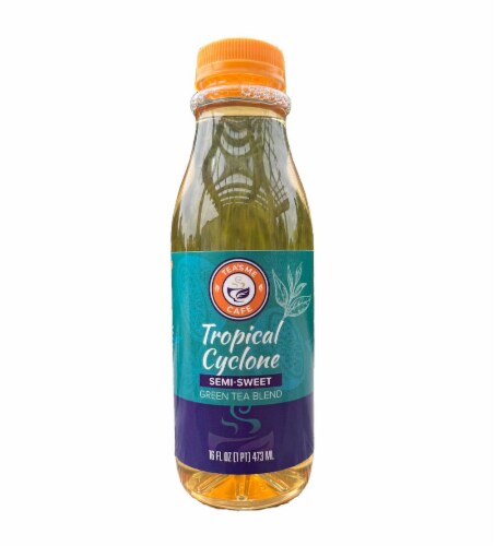 Tea's Me Cafe Tropical Cyclone Green Tea Blend Perspective: front