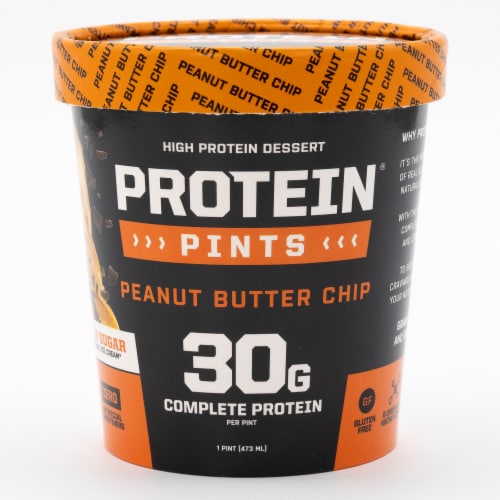Protein Pints® Peanut Butter Chip Perspective: front