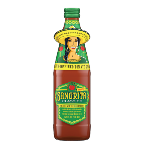 Sangrita® Classico Mexico-Inspired Tomato Drink Perspective: front