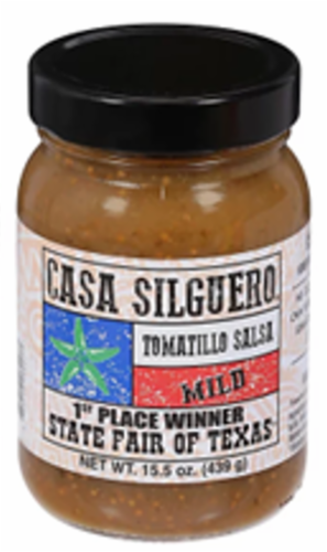 Casa Silguero Tomatillo Mild Salsa Perspective: front