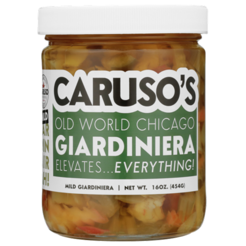 Caruso's Mild Giardiniera Relish Perspective: front