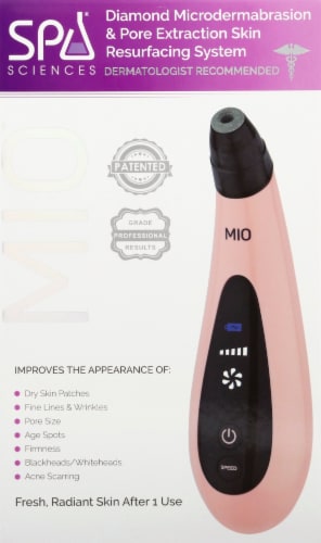 Spa Sciences MIO Diamond Microdermabrasion & Pore Extraction Skin Resurfacing System Perspective: front