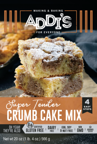 Addi's Gluten Free Super Tender Crumb Cake Mix Perspective: front
