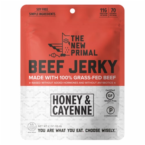 The New Primal Spicy Grass Fed Beef Jerky, 2 oz Ralphs