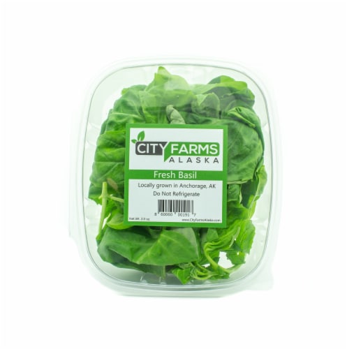 CityFarms Alaska Fresh Basil Perspective: front
