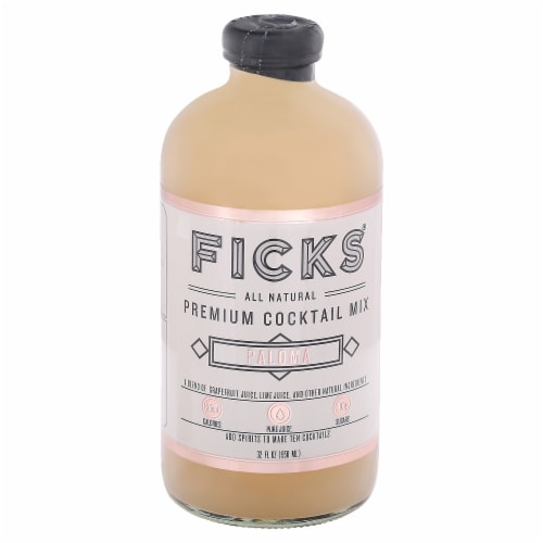 Ficks Paloma All Natural Premium Cocktail Mix Perspective: front