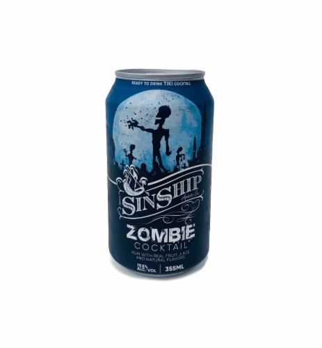 SinShip Spirits Zombie Cocktail Perspective: front