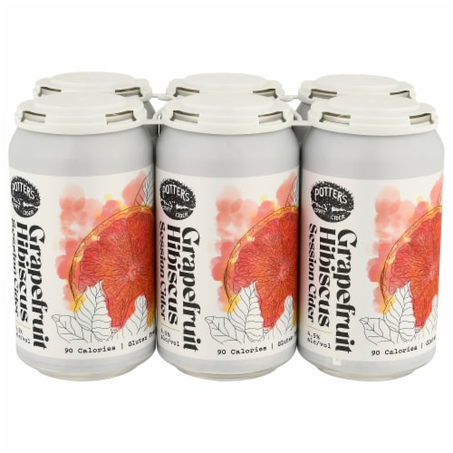 Potter's Grapefruit Hibiscus Session Cider Perspective: front