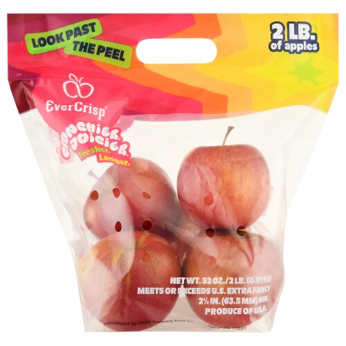 EverCrisp® Apples in Pouch Bag Perspective: front