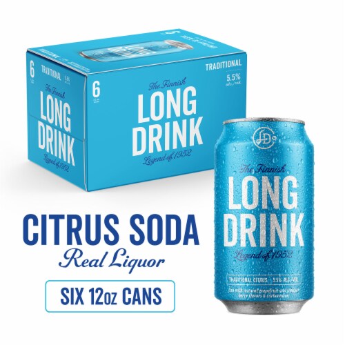 The Long Drink Company Traditional Cocktail Can Perspective: front