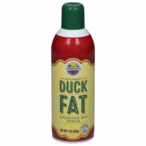 Cornhusker Kitchen Gourmet Duck Fat Cooking Oil Spray Perspective: front
